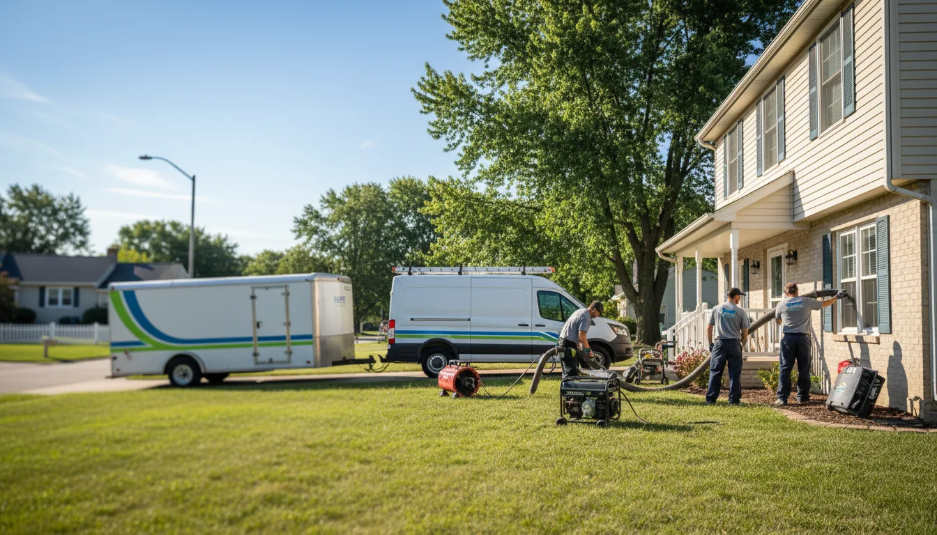 Flooded Basement Restoration And Cleanup With Repair in Allouez, MI near me